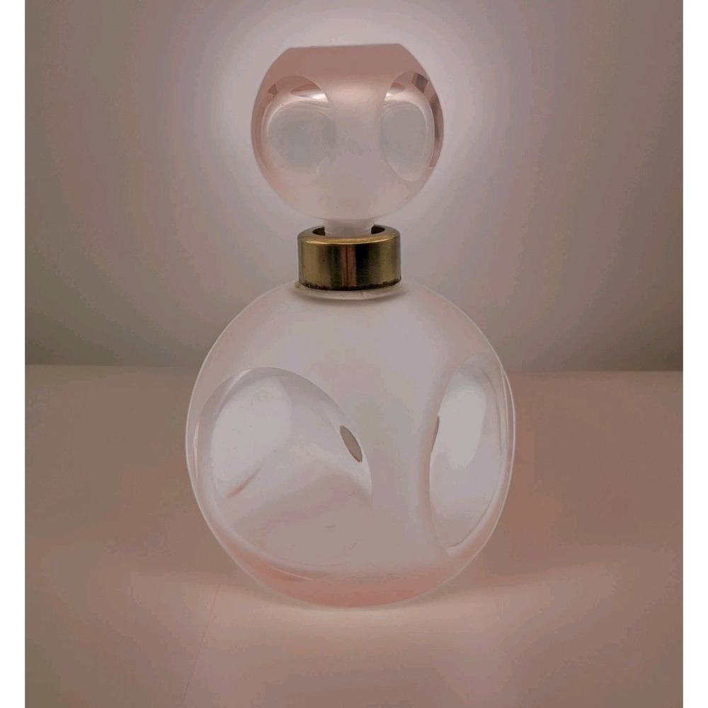 IRICE PINK ROSE‎ Stopper Perfume Bottle Irving Rice Art Deco Nouveau